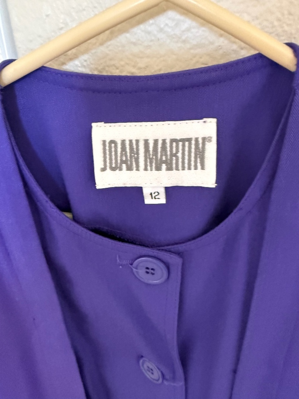 Vintage Joan Martin Size 12 Dress with Belt